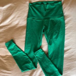 Lululemon high-rise align pant in green. Size 6.